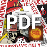 Mayhem Sticker Pack (Digital PDF)