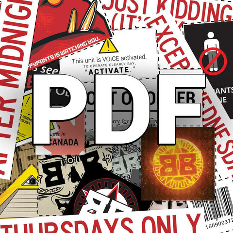 Mayhem Sticker Pack (Digital PDF)