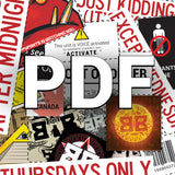 Mayhem Sticker Pack (Digital PDF)